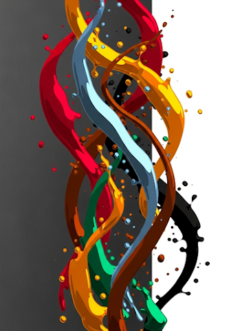 Dynamic Paint Splash Art