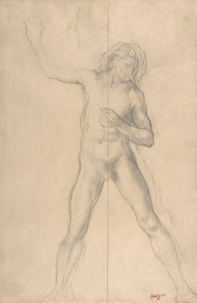Standing Nude Youth with right arm raised 185960