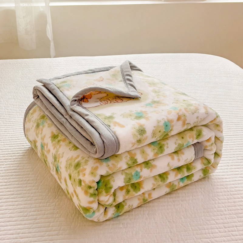 Soft Coral Fleece Blanket, various sizes