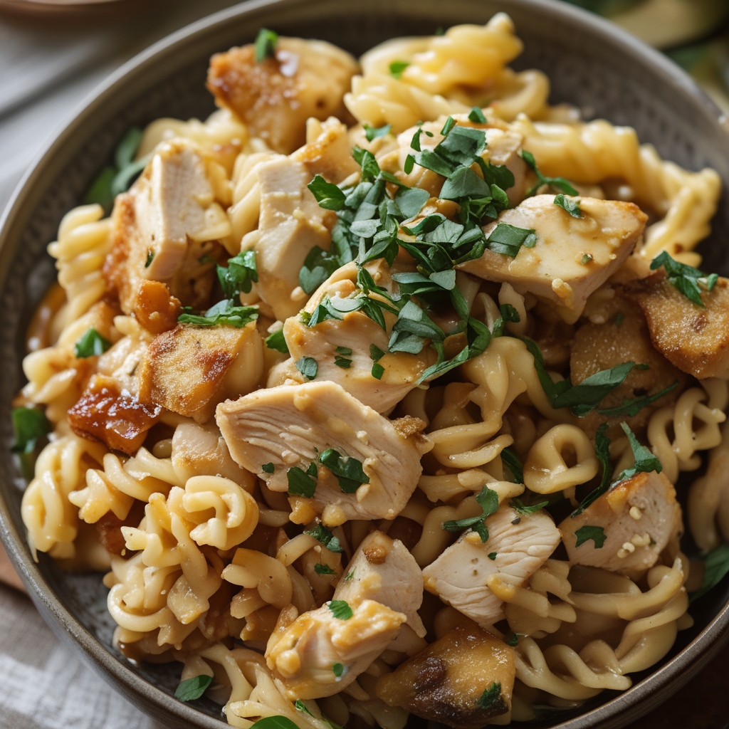 Cowboy Butter Chicken Pasta Recipe - Easy Homemade Comfort Food finished