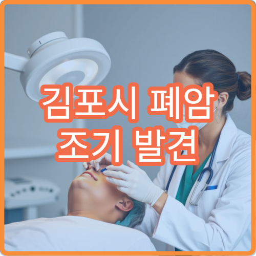 김포시 폐암 조기 발견 전문병원 저선량 CT검사 비용과 정확도 정보