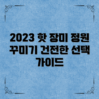 장미품종소개, 초보자 추천, 정원 가꾸기, 장미 매니아, 2023년 핫한 장미