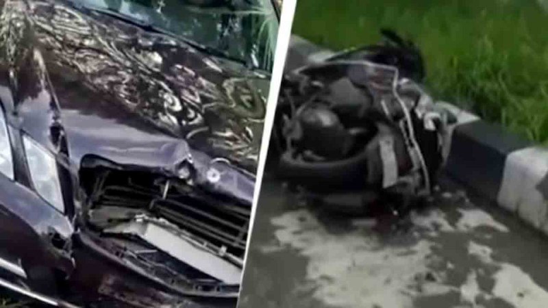Judge’s Son Mercedes Crash Kills Scooter Rider in Kochi