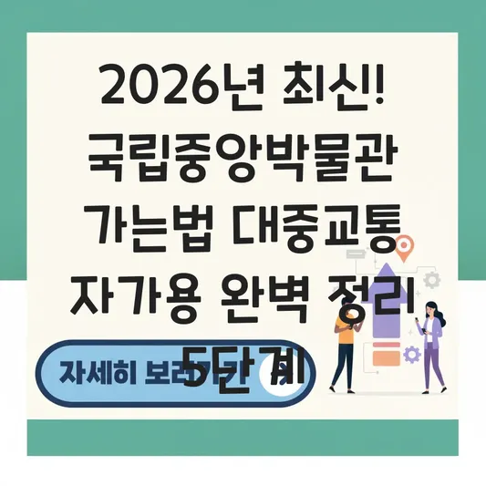국립중앙박물관 가는법 대중교통 자가용