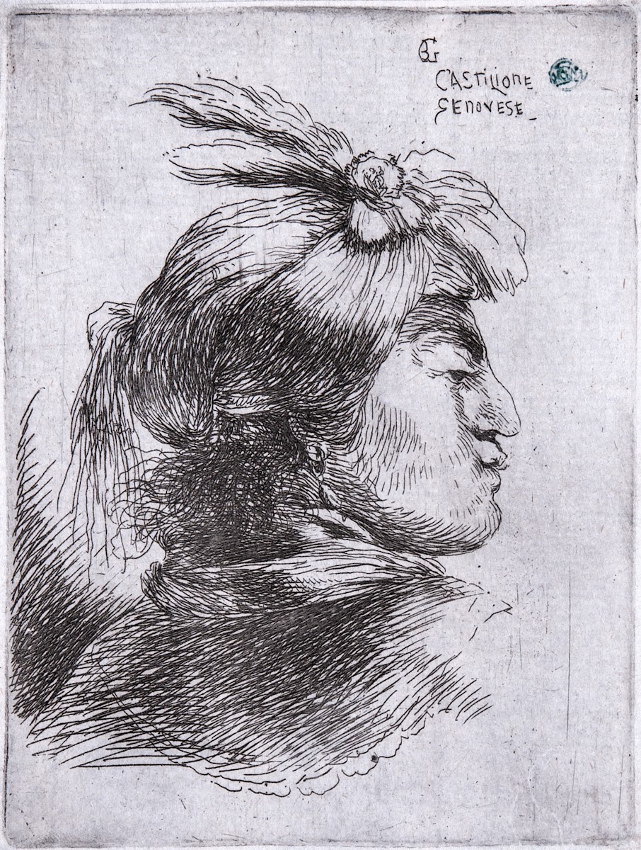 Man in Profile circa 1645 1650
