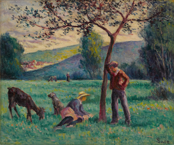 Bessy cur Cure paysage au pommier