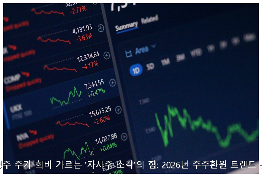 대형주 주가 희비 가르는 '자사주 소각'의 힘: 2026년 주주환원 트렌드 분석 핵심 안내 및 분석 인포그래픽 (6)