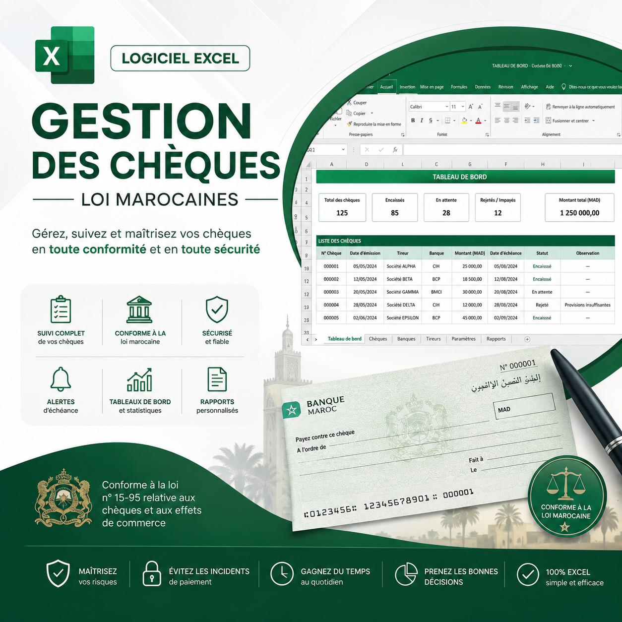 Gestion des chèques