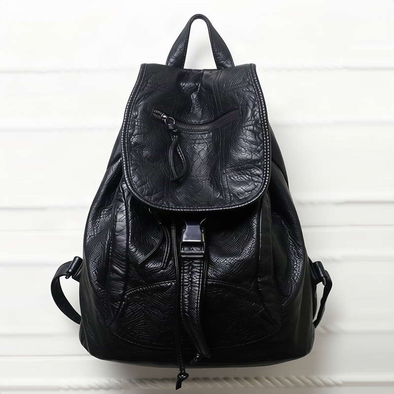 Double Shoulder Backpack made of PU Material