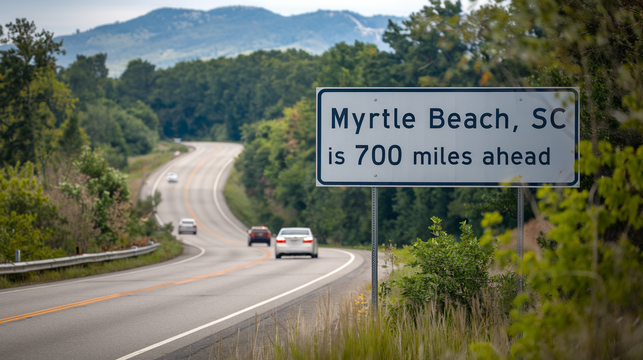 Distance and Travel Tips from Bristol, PA to Myrtle Beach