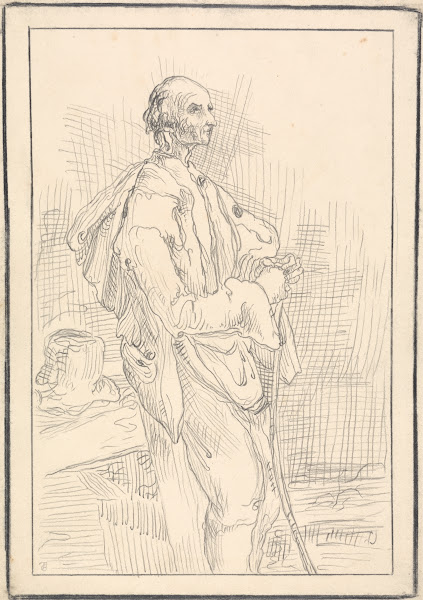 Elderly Rustic Figure