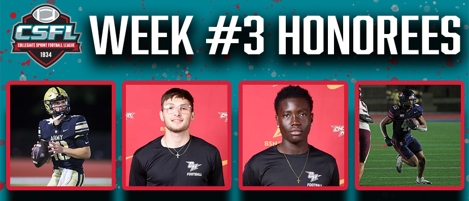 2025 CSFL Week #3 Honorees