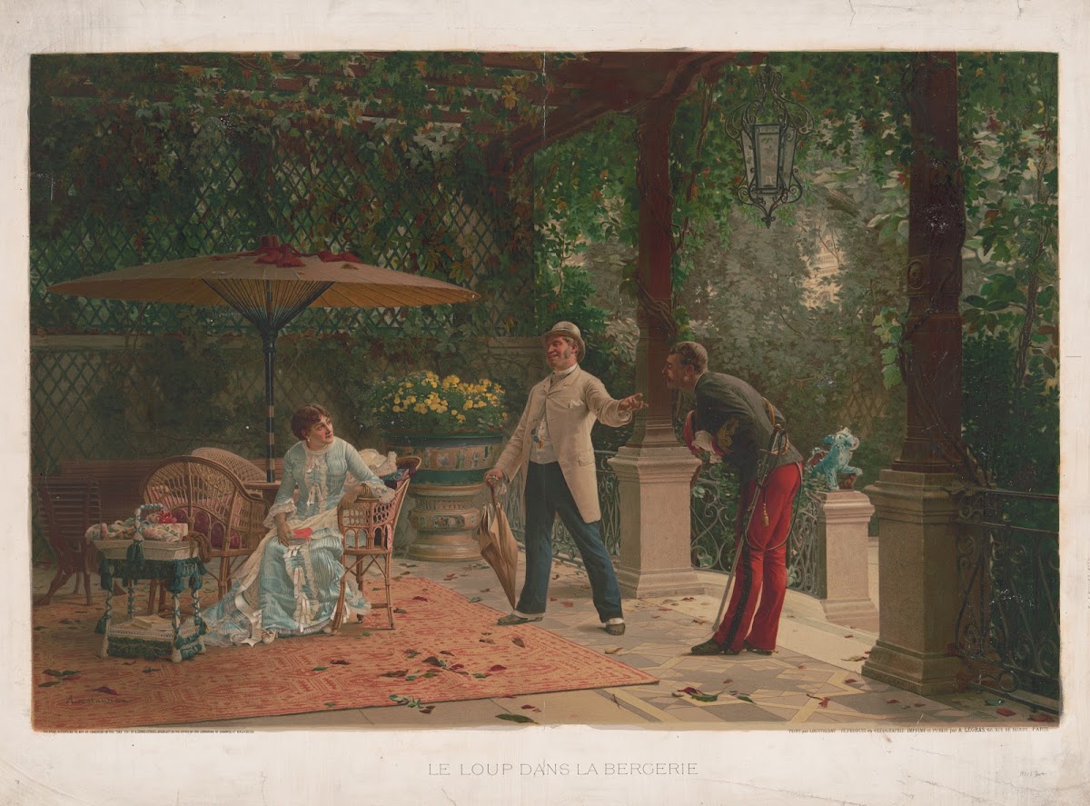 Le loup dans la bergerie 1881