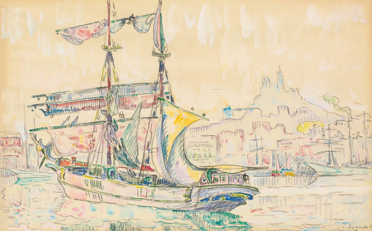 Marseille Voilier circa 1930