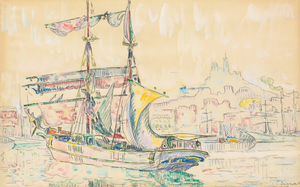 Marseille Voilier circa 1930