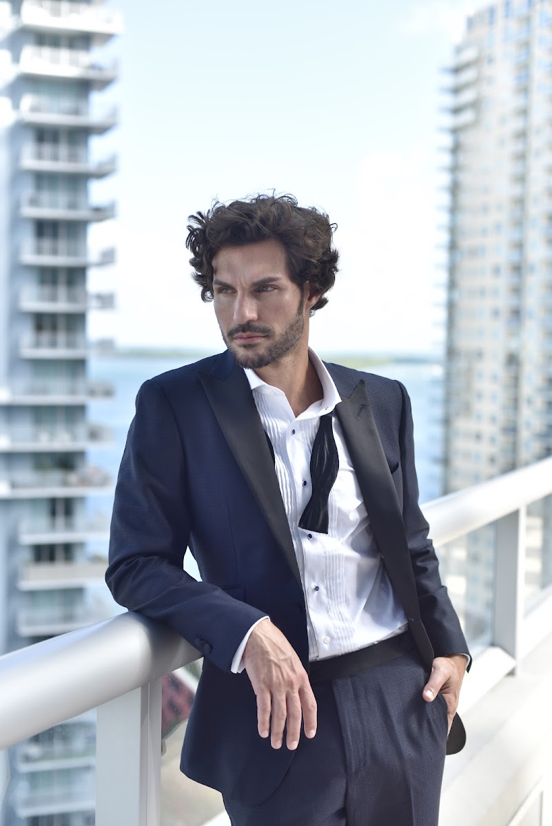 custom suit showing hand-stitched details and construction