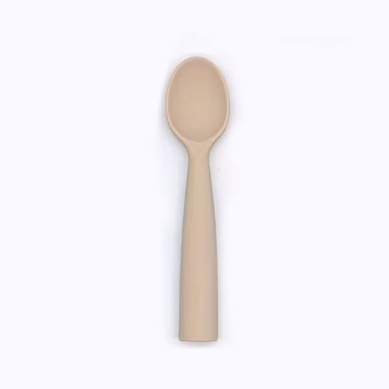 Дитяча ложка силіконова Twins Spoon beige