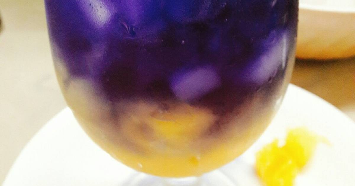 Soda cam hoa đậu biếc