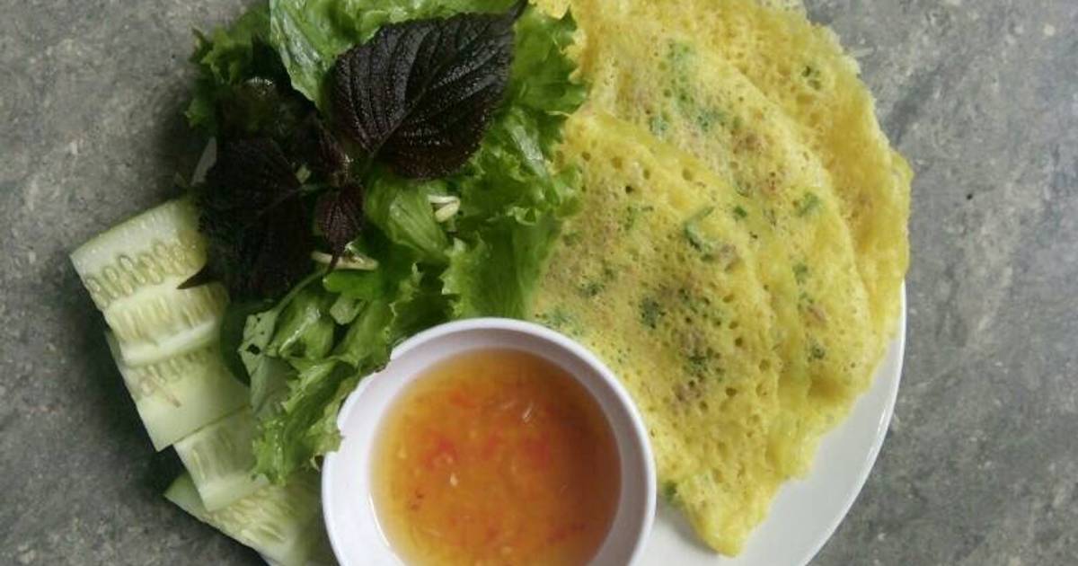 Bánh xèo mềm miền trung