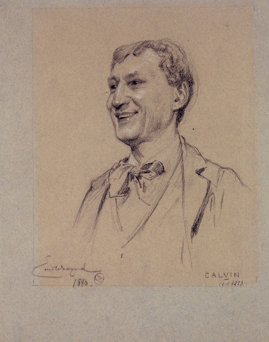 Portrait de Calvin acteur du Palais Royal 1880