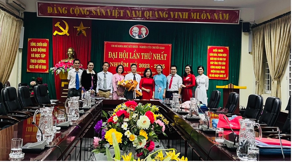 Đại hội Chi bộ Khoa học Sức khoẻ và Nghiên cứu Chuyển giao lần thứ nhất, Nhiệm kỳ 2023 - 2025