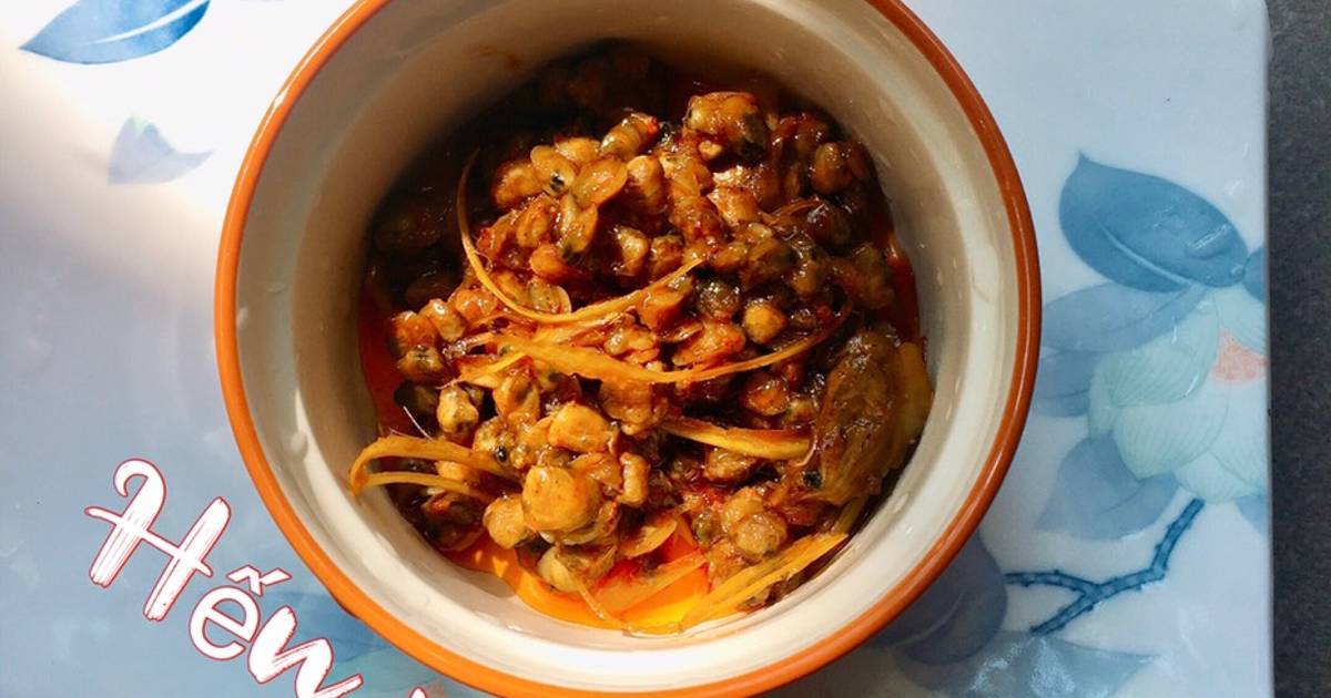Hến xào sả ớt