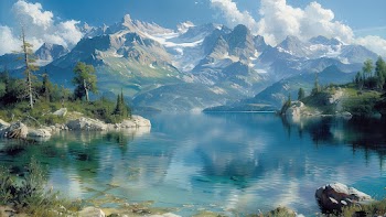 Mountain Lake Wallpaper