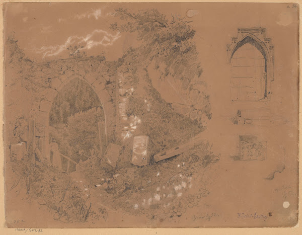 Ruins of the Entrance Gate in Ojców and Doors with Fittings and Details from the