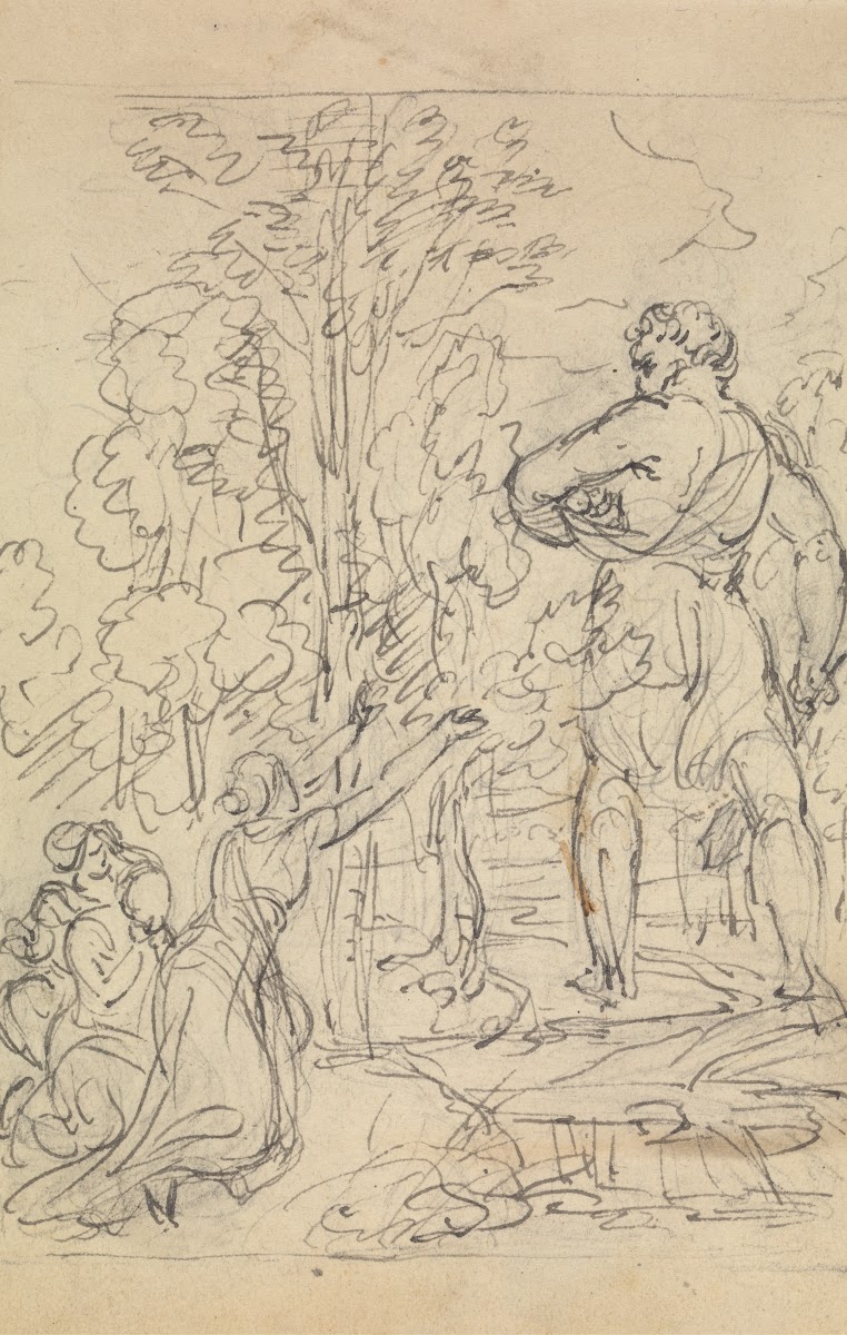 Study of a Woman Imploring for the Return of Her Captive Child