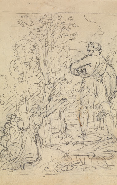 Study of a Woman Imploring for the Return of Her Captive Child