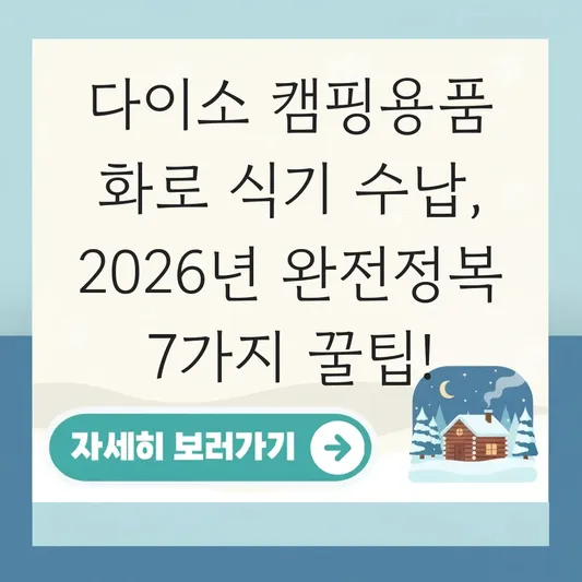 다이소 캠핑용품 화로 식기 수납 활용법