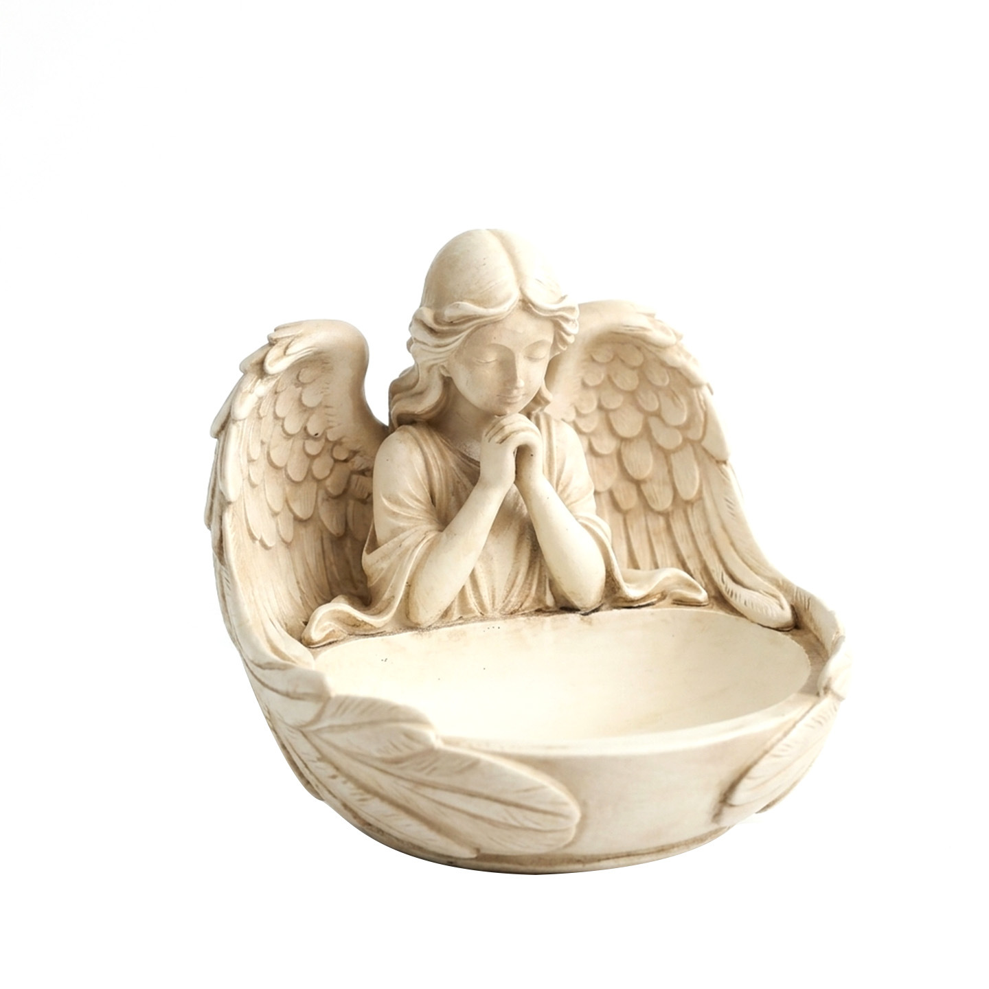 Angel Tray made of resin, European rustic
