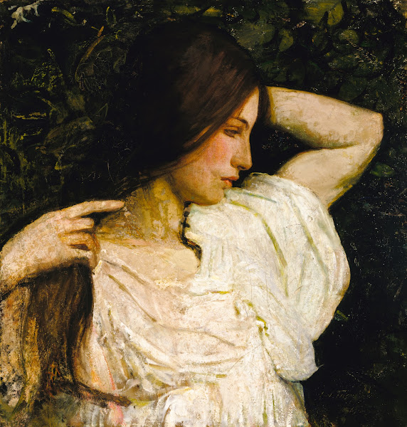 Girl Arranging Her Hair 1918 1919