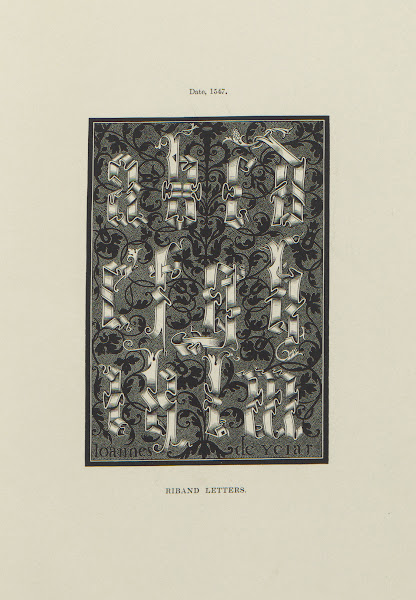 Alphabets  numerals and devices of the middle ages Pl42 1845
