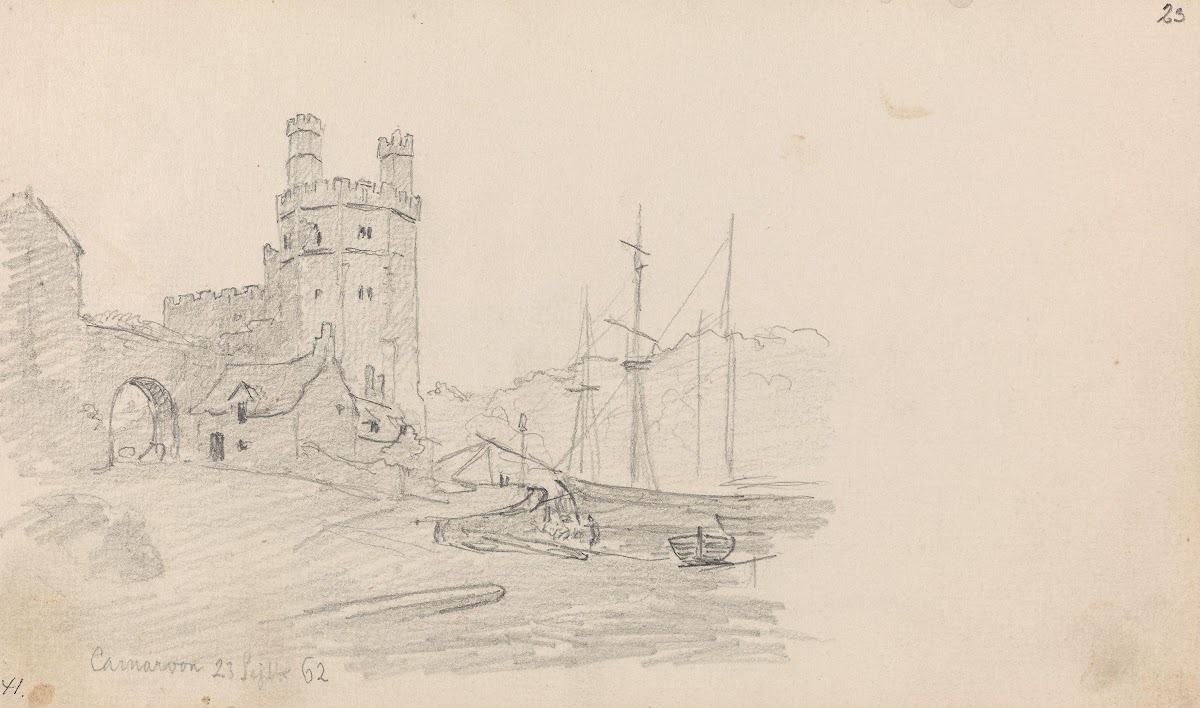 Castell Caernarfon 1862