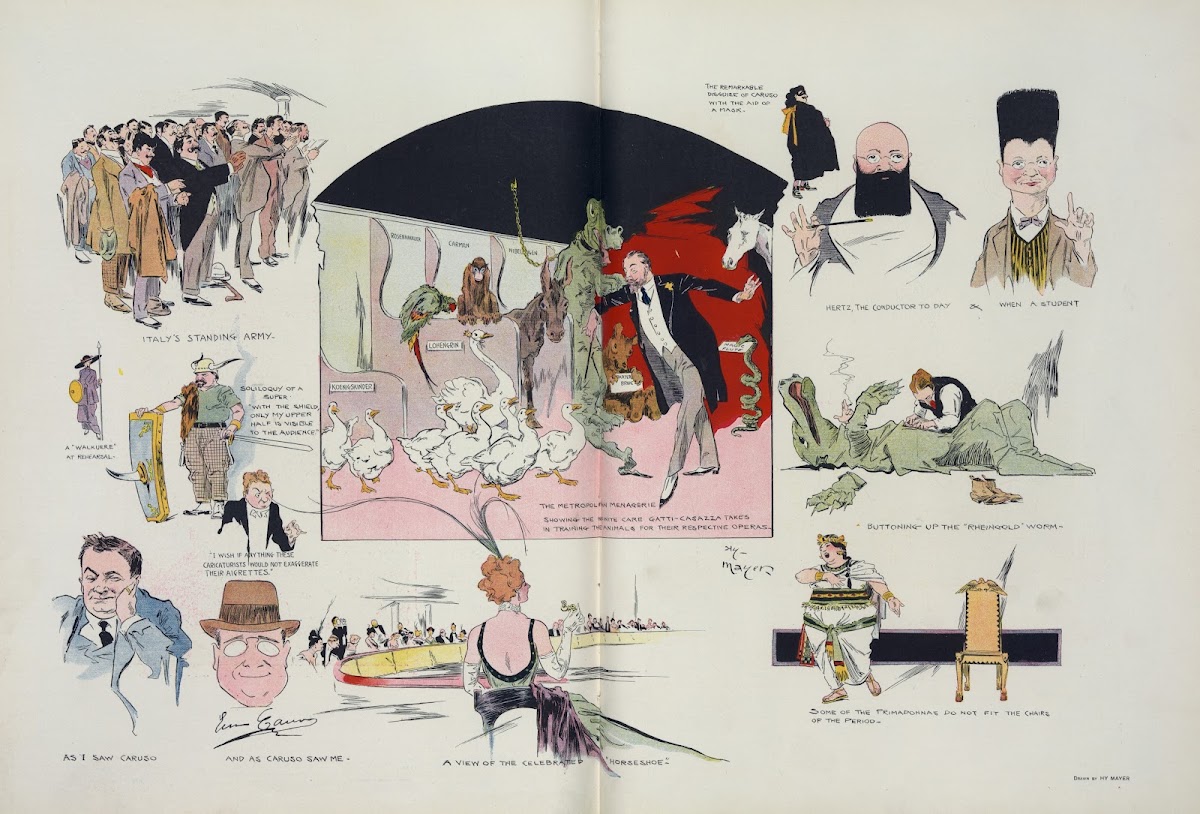 Scenes and behind scenes at the Metropolitan opera 1915