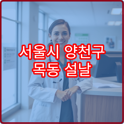 서울시 양천구 목동 설날 명절 연휴 당번약국 목동역·목동중앙로 인근 심야 영업 약국 위치 안내
