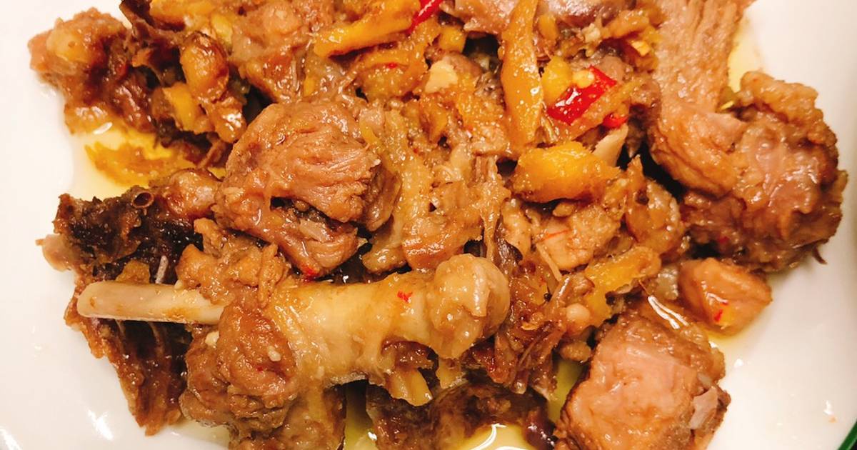 Thịt vịt kho gừng