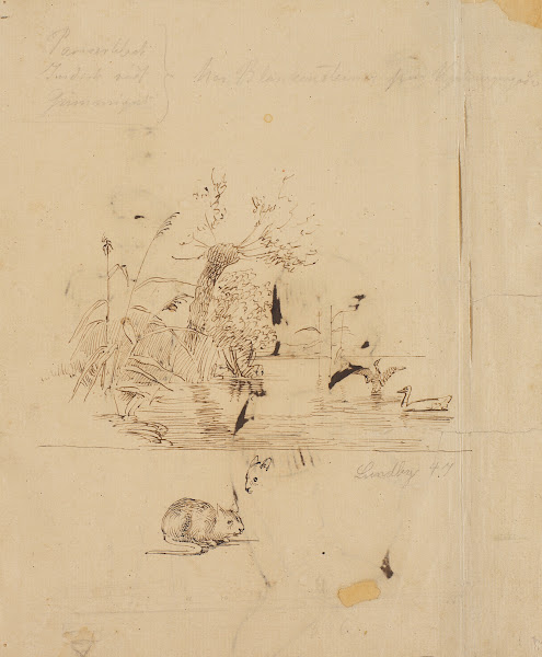 Let karikerede studier af uniformerede personer udført af PC Skovgaard 1847