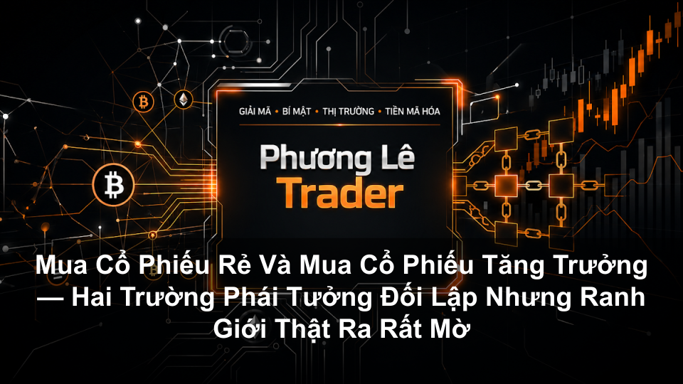 Mua Cổ Phiếu Rẻ Và Mua Cổ Phiếu Tăng Trưởng — Hai Trường Phái Tưởng Đối Lập Nhưng Ranh Giới Thật Ra Rất Mờ