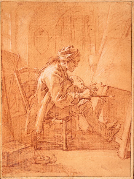The Artist in His Studio circa 1733