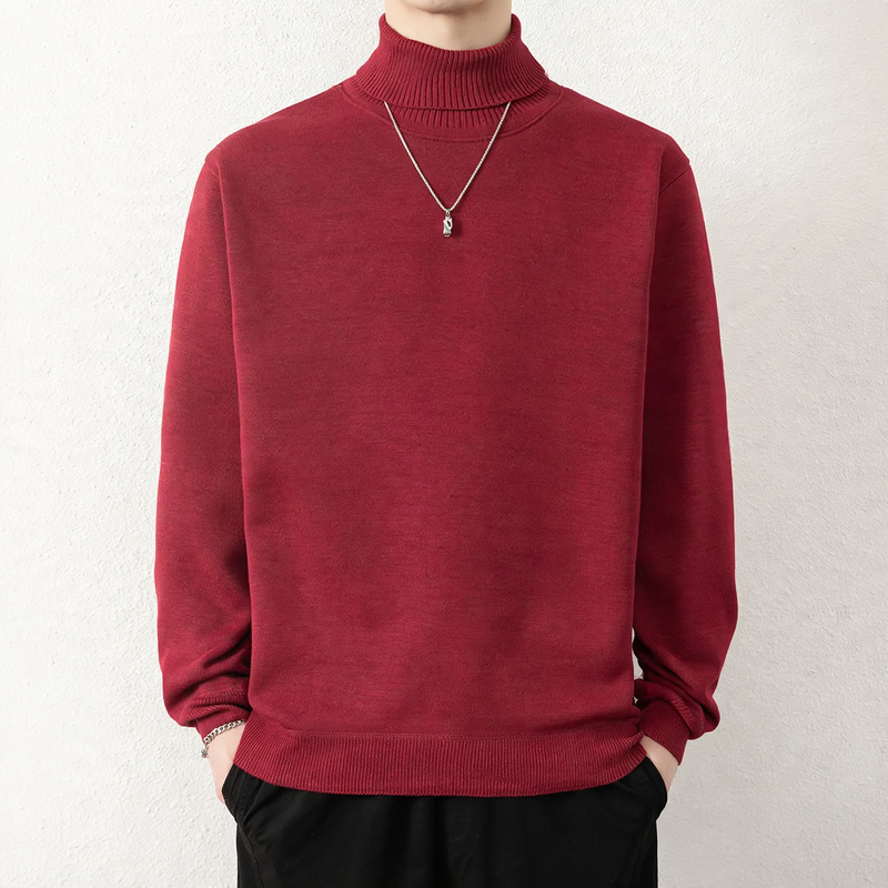 Men's Turtleneck Sweater, Padded, Winter