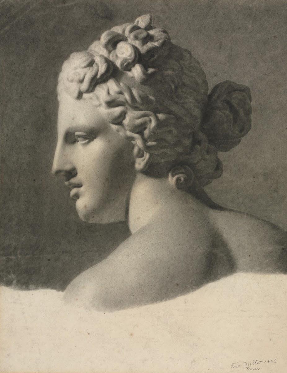 Study of a Plaster Cast a la bosse 1806