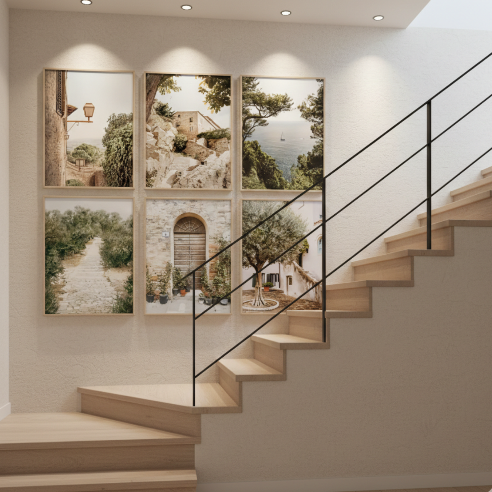 Mediterranean Escape: 6-Piece Curated Gallery Wall Art Set (20x30cm) - Image 3