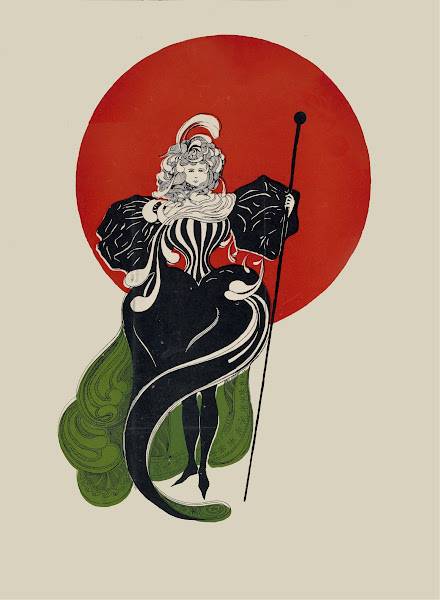 Woman holding a staff 1893   1897