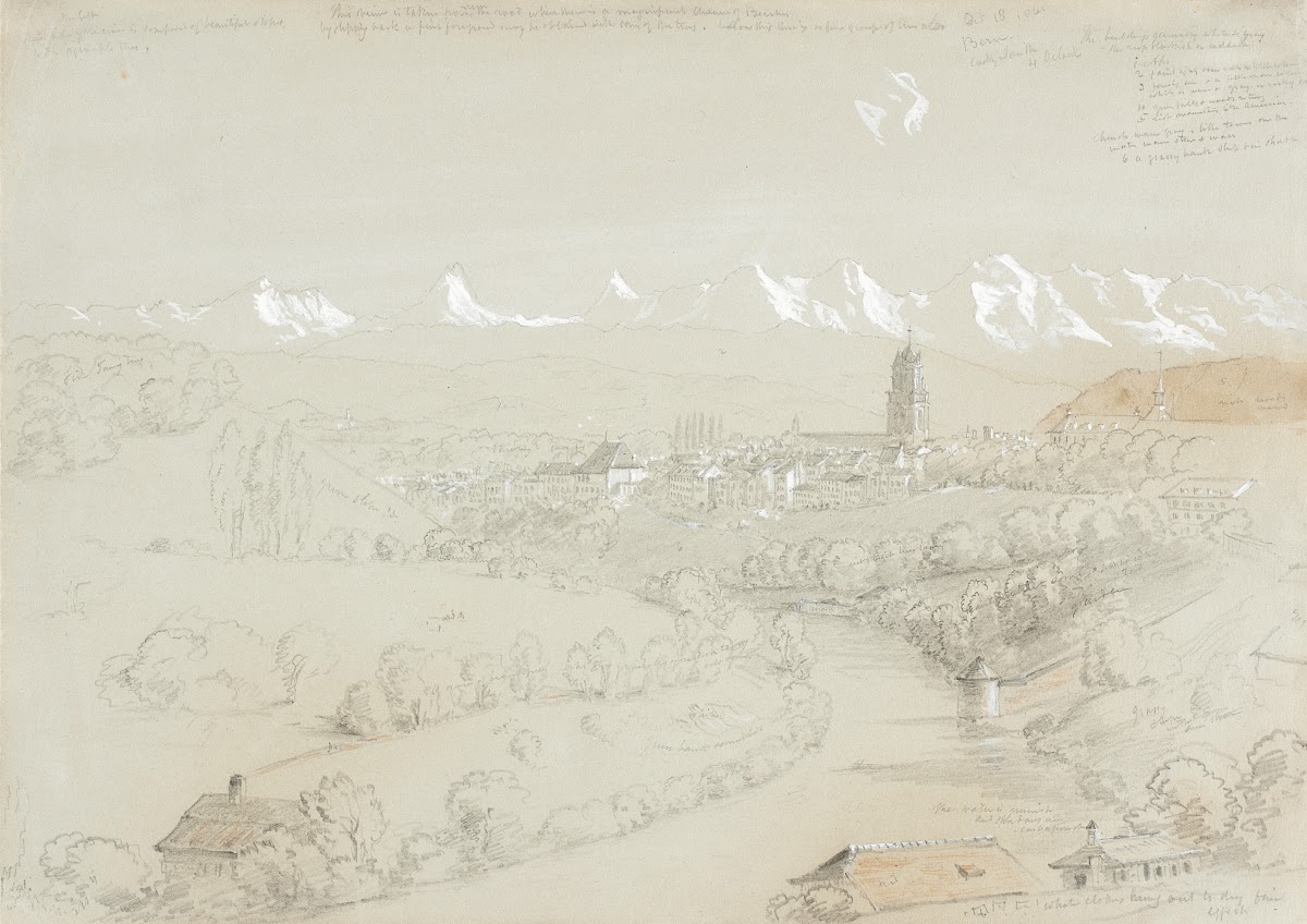 Landscape with View of Bern 1841