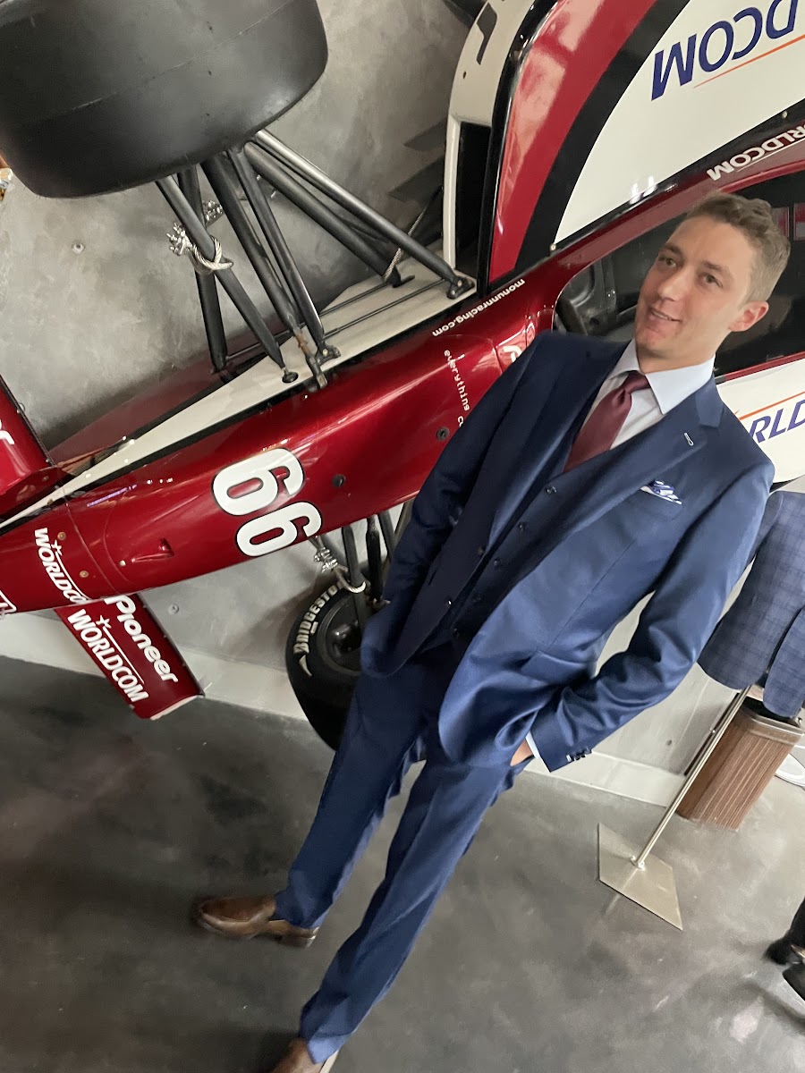 Detail of a full canvas suit jacket interior showing horsehair interlining craftsmanship