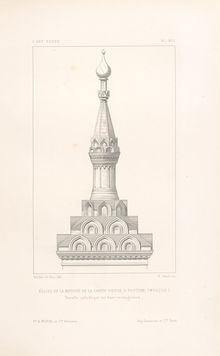 Église de la Nativité de la Sainte Vierge à Poutinki Moscou 1877