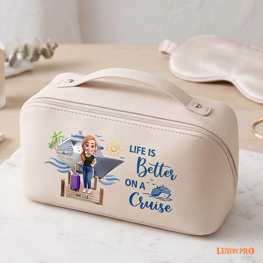 PU Handle Wash Bag