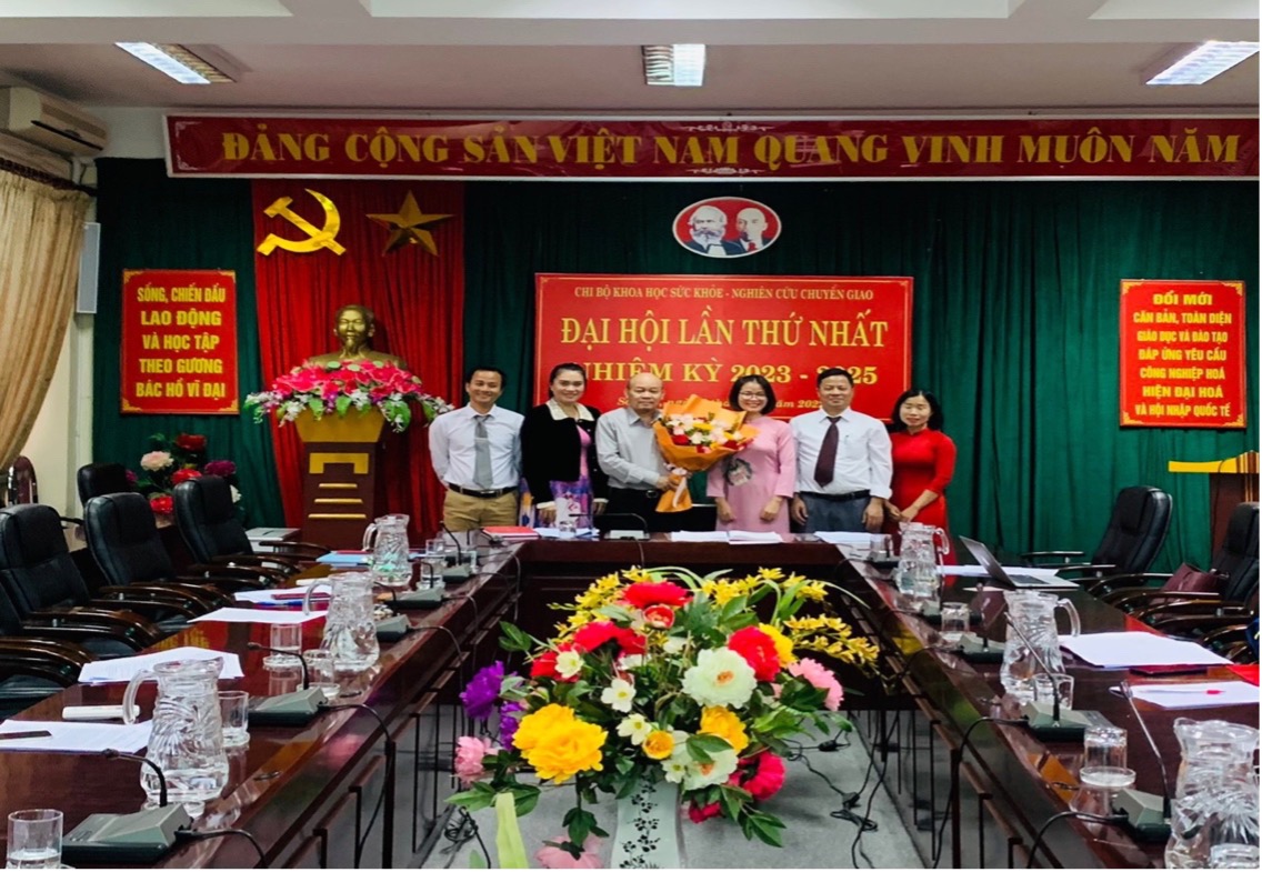 Đại hội Chi bộ Khoa học Sức khoẻ và Nghiên cứu Chuyển giao lần thứ nhất, Nhiệm kỳ 2023 - 2025